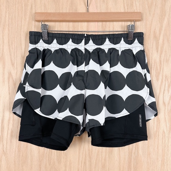 adidas Pants - Adidas x Marimekko 2-in-1 Running Shorts